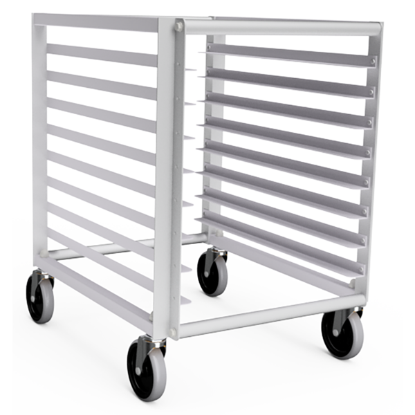 Lockwood Manufacturing Half Height 8 Tray Rack, 2-1/2" Center Spacing For 18" Wide Pans RA30-ER8E